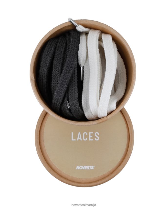 dodatki Novestabombažne vezalke 10 belih/60 črnih TP66VX314