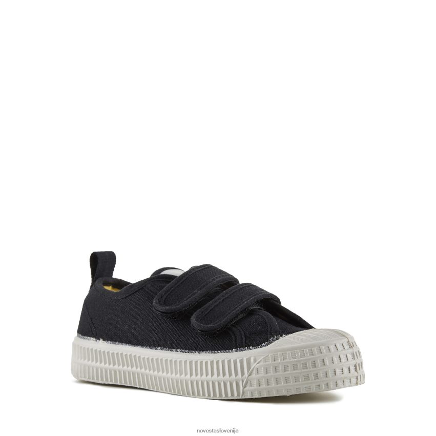 veganski čevlji Novestas.m.otroški velcro 60 črn TP66VX266